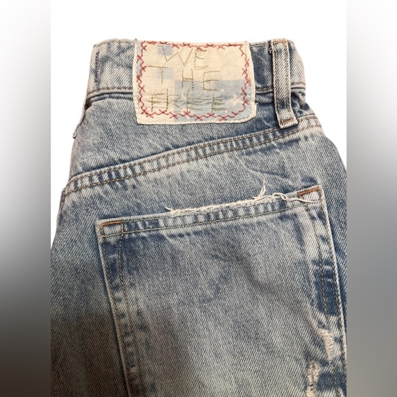 We The Free Free People With The Band Jeans Size 26 - Picture 12 of 16